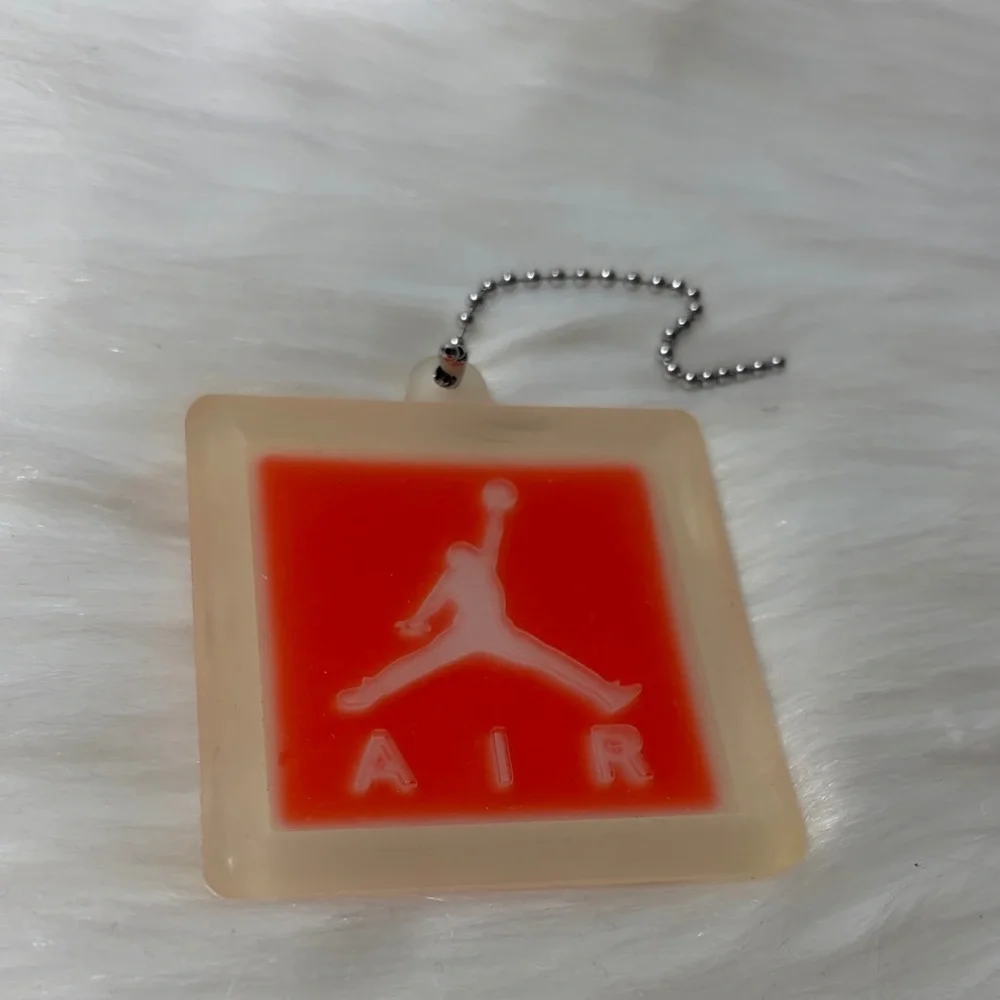 Nike Air Jordan Jumpman Orange/Red Cream Square Hang Tag
